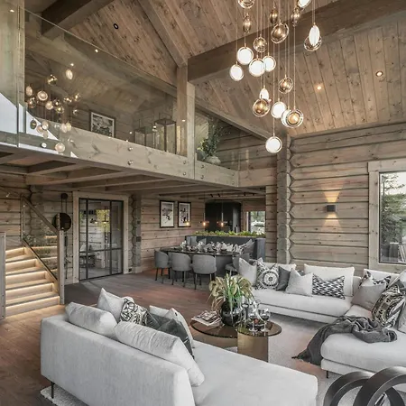 Timber With Slope And Sauna