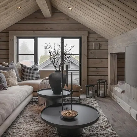 Timber With Slope And Sauna