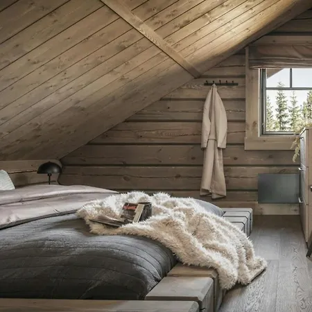 Timber With Slope And Sauna Dom wakacyjny *