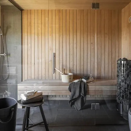 Timber With Slope And Sauna Dom wakacyjny Favang