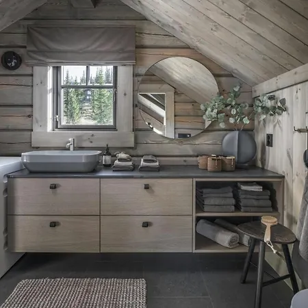 Timber With Slope And Sauna *